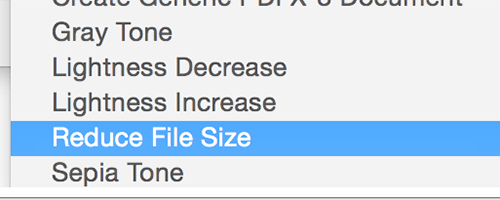 reduce file size